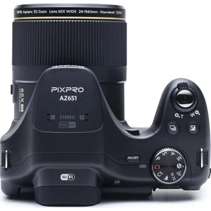 Pixpro AZ651 20MP,65X Optik Zoom,3.0 Inç LCD Ekran Dijital Fotoğraf Makinesi - Siyah