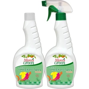 Mom's Green 2'li Set Mom's Green Bitkisel Leke Çıkarıcı Sprey Portakal ve Yedek Şişe 750 ml