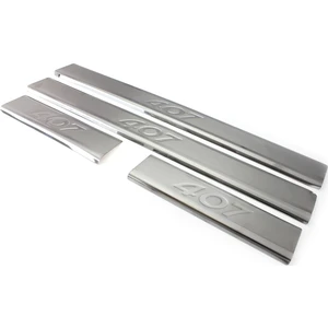 Seda Dizayn Oto Peugeot 407 2004 > 2010 Kapı Eşiği 4 Pcs. P.Çelik