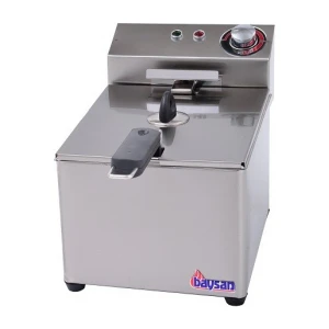 Mutfak Baysan Model 5 Lt. Elektrikli Fritöz Patates Kızartma Makinesi Sanayi Kantin Büfe Tipi