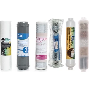 Açık Kasa Su Arıtma Cihazlarına Uyumlu 6'lı Filtre Seti 10 Aşamalı Lg Membranlı