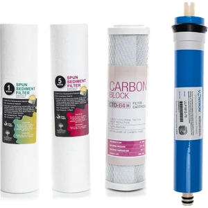 Açık Kasa Su Arıtma Cihazlarına Uyumlu 4'lü Filtre Seti Vontron Membranlı