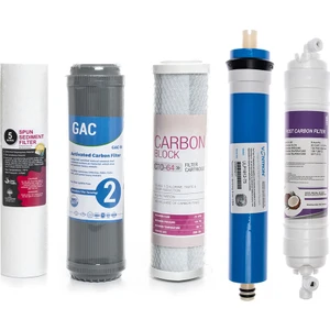 Açık Kasa Su Arıtma Cihazlarına Uyumlu 5'li Filtre Seti Vontron Membranlı