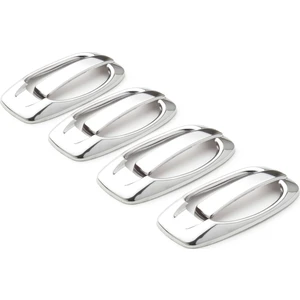 UNC Aksesuar Fiat Fiorino Kapı Kolu + Çerçeve 8 Parça 2010 Sonrası (Doblo 2010 Sonrası-Peugeot Bipper-Citroen Nemo-Opel Comercedeso 2011 Sonrası Paslanmaz Krom