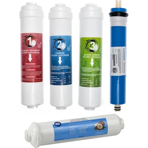 Kapalı Kasa Su Arıtma Cihazlarına Uyumlu 5'li Filtre Seti Vontron Membranlı