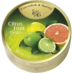Cavendish & Harvey Drops , Citrus Fruit Drops 200 gr