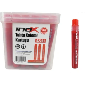 Beyaz Tahta Kalemi Kartuşu Kırmızı 36'lı