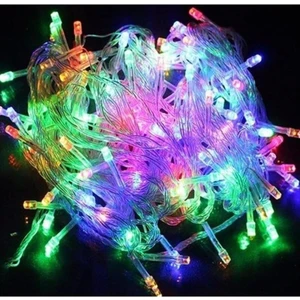 10 Metre 100 LED Yılbaşı Süslemesi LED Işık - Karışık Renkli
