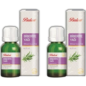 Biberiye Yağı Içilebilir Bitkisel Uçucu Yağ 20 ml x 2