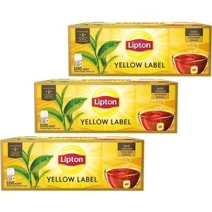 Yellow Label Bardak Poşet Çay 100 x 2 Gr. Üçlü Set