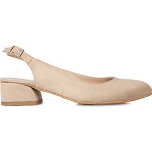 111306 327 Kadın Ten Süet Büyük & Küçük Numara Ayakkabı