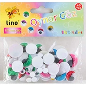 Lino Oynar Göz Karışık Renkli