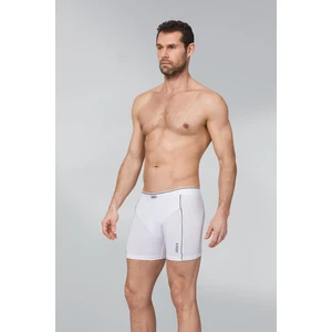 3 Adet Beyaz Renk Biyeli Modal Boxer