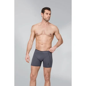6 Adet Gri Renk Biyeli Modal Boxer