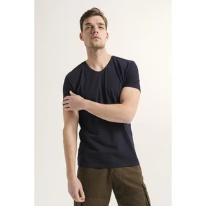 Riley V Yaka Slim Fit Basic Erkek Tshirt