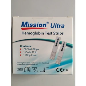 Acon Mission Ultra Hemoglobin / Hemotokrit Ölçüm Stribi
