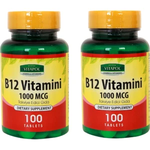 Vitamin B12 100 Tablet 2 Adet