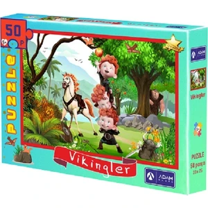 Adam Games Vikingler 50 Parça Puzzle ( 33X25 )