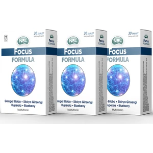 Nbl Focus Formula 30 Tablet 3 Adet