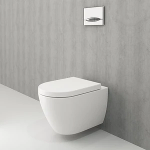 Bocchi Venezia Rimless Asma Klozet-Parlak Beyaz 1295-001-0128 Kapak Dahil