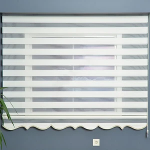 Halim Perdesan Dar Pliseli Krem Zebra Perde Dp-02