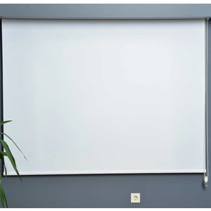 Halim Perdesan Düz Polyester Stor Perde Beyaz St-20