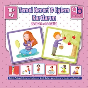 Q Bebek Temel Beceri ve Eylem Kartlarım 18 Ay