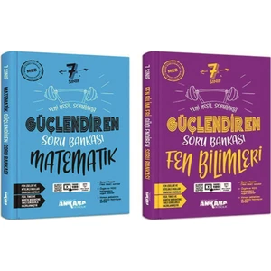Ankara Yayıncılık 7.Sınıf  Güçlendiren Serisi Matematik - Fen Bilgisi   Soru Bankası Seti