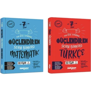Ankara Yayıncılık 7.Sınıf  Güçlendiren Serisi Matematik - Türkçe Soru Bankası Seti