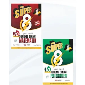 Nitelik Yayınları Süper 8. Sınıf Matematik+Fen Bilimleri Yeni Nesil Deneme Sınavı