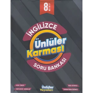Ünlüler Yayınları 8. Sınıf Ingilizce Soru Bankası