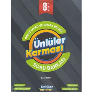Ünlüler Yayınları 8. Sınıf Din Kültürü ve Ahlak Bilgisi Soru Bankası