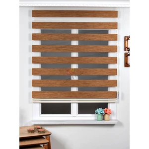 Kahverengi Bambu Zebra Perde