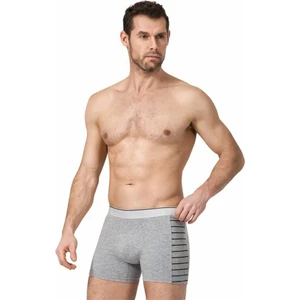 12 Adet Gri Renk Likralı Boxer