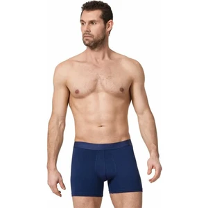 12 Adet Lacivert Renk Likralı Boxer
