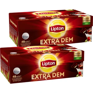 Extra Dem Demlik Poşet Çay 48 x 3,2 Gr. Ikili Set