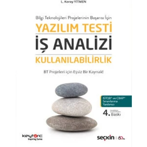 Yazılım Testi – Iş Analizi – Kullanılabilirlik - Lütfi Koray Yitmen