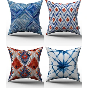 Cango Home 4'lü Kırlent Kılıfı Seti - 43X43 cm - 050