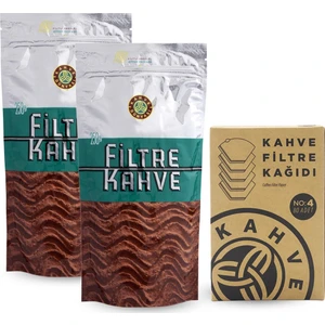 Kahve Dünyası Filtre Kahve 250X2 gr ve Filtre Kahve Kağıdı