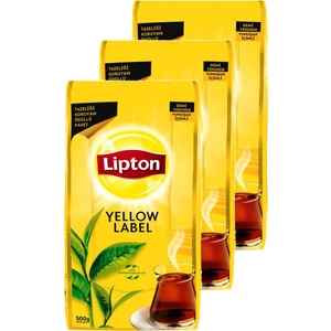 Yellow Label Dökme Çay 500 Gr. Üçlü Set