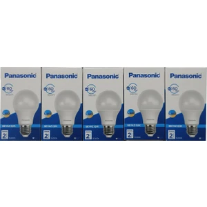 8.5 W – 60 W 5'li LED Ampul E-27 Duy Beyaz Işık