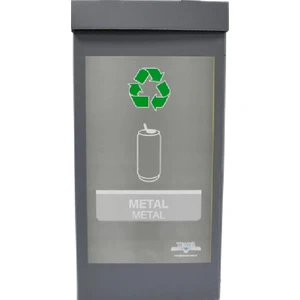 Gediz Plastik Ihsan Geri Dönüşüm Kutusu Sıfır Atık Kutusu Gri