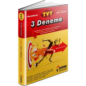 Aydın Yayınları TYT Tüm Dersler 3 Deneme