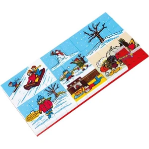 Güçlü Toys LEGO Tipi Resimli Puzzle 67 Parça Kış