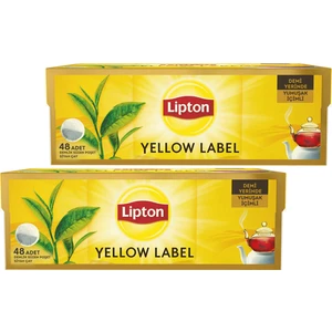 Yellow Label Demlik Poşet Çay 48 x 3,2 gr - 2'li Set