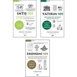 Satış - Yatırım - Ekonomi 3 Kitap Set / Satış 101 - Yatırım 101 - Ekonomi 101