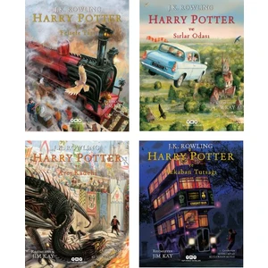 Harry Potter: Felsefe Taşı - Harry Potter: Sırlar Odası - Harry Potter: Ateş Kadehi - Harry Potter: Azkaban Tutsağı - 4 Kitap