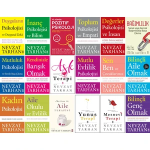 Duygular - Inanç - Pozitif Psikoloji - Değerler - Bağımlılık - Mutluluk - Barışık Olmak - Evlilik - Terapi - Kadın Psikolojisi - Nevzat Tarhan - 18 Kitap Psikoloji Seti