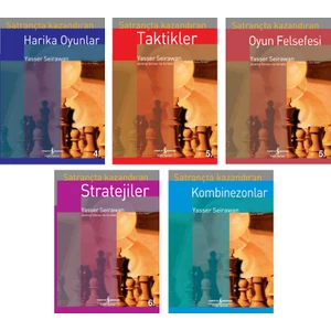 Satrançta Kazandıran Serisi 5 Kitap Set Satranç Kitapları - Harika Oyunlar - Taktikler - Oyun Felsefesi - Stratejiler - Kombinezonlar