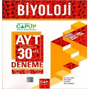 Çap Yayınları AYT Biyoloji 30 x 13 Up Deneme